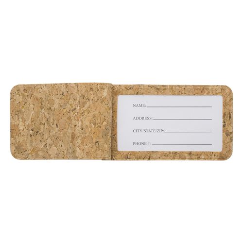 Cork luggage label - Image 4